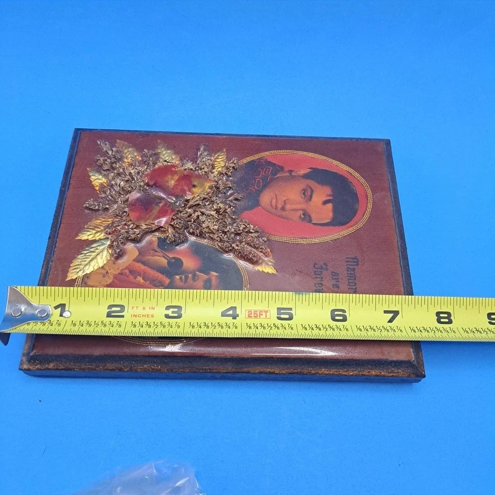 Elvis Presley Plaque Wall Art 3D Floral Memories Are Forever 7x5‎ Vintage Decor
